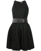 Christopher Kane Belted Skater Dress - Lyst