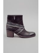 Madison Et Cie Stud Bootie Black - Lyst