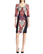 Etro Airbrushed Paisley Dress - Lyst