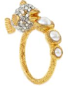 Alexis Bittar Balloon Fish Ring With Crystals - Lyst