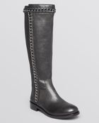 Tory Burch Tall Boots - Bloomfield Chain - Lyst