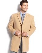 Tommy Hilfiger Cashmere-Blend Trim-Fit Over Coat - Lyst