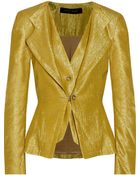 Roland Mouret Metallic Silk-Blend Jacket - Lyst
