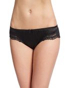 Dolce & Gabbana Lace Inset Satin Panty - Lyst