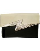 Betsey Johnson Bright Lights Clutch - Lyst