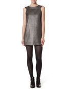 Sanctuary Metallic Shift Dress - Lyst