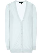 Burberry Prorsum Cashmere and Silk Blend Cardigan - Lyst