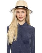 Eugenia Kim Courtney Hat - Natural - Lyst