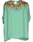 Miu Miu Blouse - Lyst