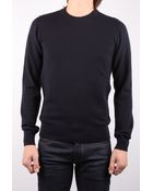 Dolce & Gabbana Maglia Girocollo Blu - Lyst