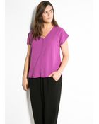 Violeta By Mango V-Neck Blouse - Lyst