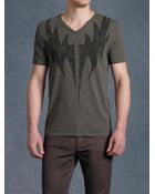 John Varvatos Abstract Graphic Tee - Lyst