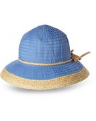 Scala Ribbon Brim Up Hat - Lyst