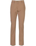 Stefanel Boyfriend Gabardine Trousers - Lyst