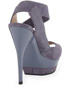 Pelle Moda Joya Suede Elastic Pump - Lyst
