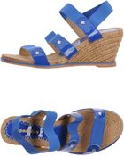 Espadrilles heels wedges wedge sandals - Lyst