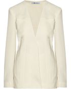 T By Alexander Wang Crepe Blazer - Lyst