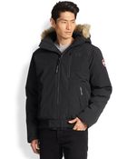 Canada Goose Borden Fur-Trimmed Puffer Jacket - Lyst