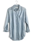 Madewell Oversized Button-Down Chambray Shirt - Lyst