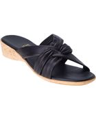 Onex For Jildor Sail Slide Sandal Black Leather - Lyst