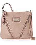 Nine West Light Taupe Victoria Crossbody - Lyst
