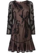 Karen Millen Cluster Sequin Dress - Lyst