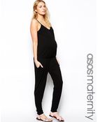 Asos Maternity Cami Jumpsuit With Peg Pant - Lyst