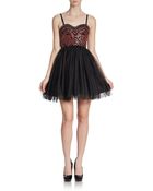 Alice + Olivia Audrie Embellished Dress - Lyst