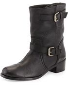 Delman Max Short Moto Boot - Lyst