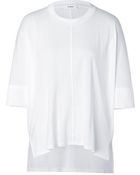 Jil Sander Cotton Oversized T-Shirt - Lyst