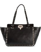 Valentino Rockstud Tote - Lyst