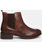 Carvela Kurt Geiger Tudor Leather Chelsea Boots - Lyst