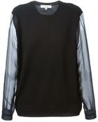 Iro Masha Sheer Sleeved Sweater - Lyst