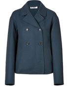Jil Sander Wool Caban Jacket - Lyst