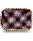 La Regale Gold-Tone Iridescent Minaudiere - Lyst