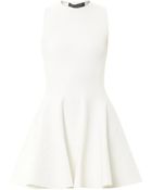 Alexander McQueen Floral-Jacquard Mini Dress - Lyst