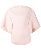 Rosie Assoulin Over Sized Sleeve Top - Lyst