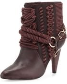 Ivy Kirzhner Chile Leather Rope Calf Hair Bootie - Lyst