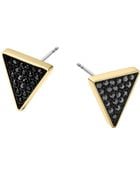Michael Kors Pavé Triangle Earrings - Lyst