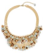 Saks Fifth Avenue Layered Bead Cluster Necklace - Lyst