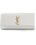 Saint Laurent Monogramme Clutch - Lyst