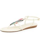 Kate Spade New York Toucan Flat Thong Sandal - Lyst