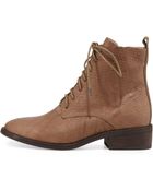 Eileen Fisher Bravo Lace-Up Bootie - Lyst