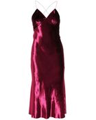 Marc Jacobs Panne-Velvet Gown - Lyst