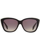 Alexander McQueen Studded Squared Cat-Eye Sunglasses - Lyst