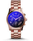 Michael Kors Runway Flash Lens Rose Gold-Tone Watch - Lyst