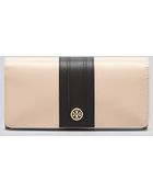 Tory Burch Wallet - Robinson Stripe Envelope Continental - Lyst
