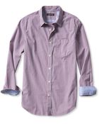 Banana Republic Slim-Fit Soft-Wash Red Gingham Shirt - Lyst