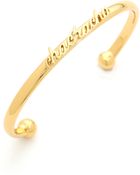 Kate Spade Cha Cha Cha Cuff Bracelet Gold - Lyst