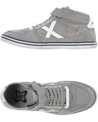 Munich High-Top Canvas Trainers - Lyst